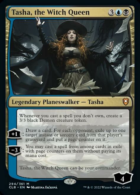 Embracing the Darkness: Building a Tasha Witch Queen Commander Deck